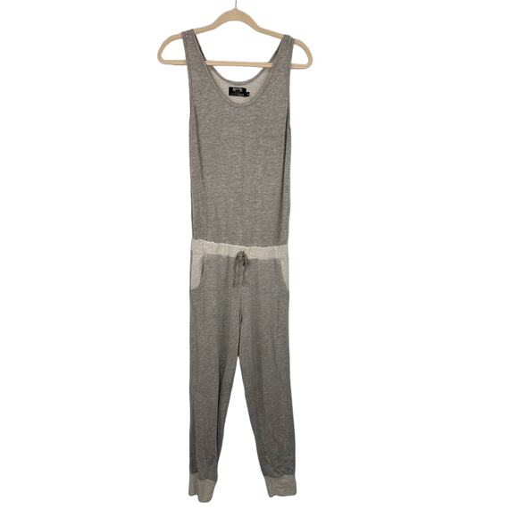 Nation Ltd x Intermix Grey Jersey Cotton Athleisure Jumpsuit – Size Small - Picture 2 of 6